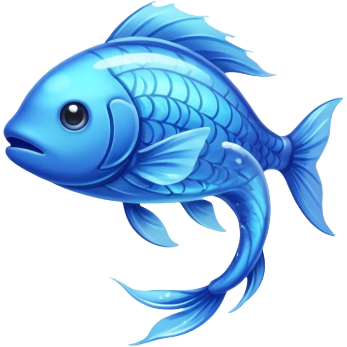 water elemental fish with water effects emoji
