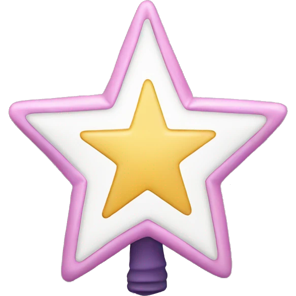 Pretty star topper emoji
