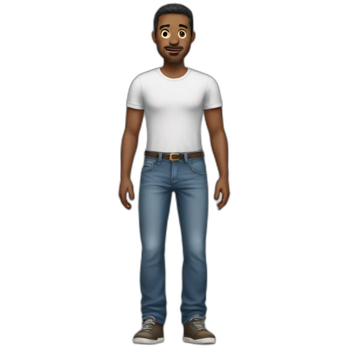 A man who made a mess in his jeans emoji