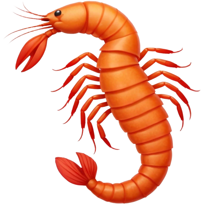 ginger woman with back shaped like a shrimp emoji