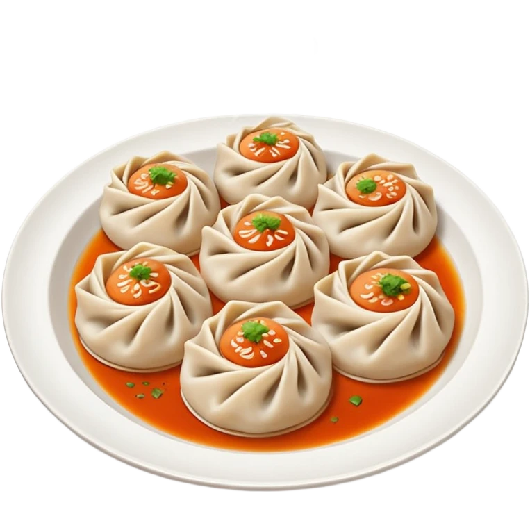 momos in plate  emoji