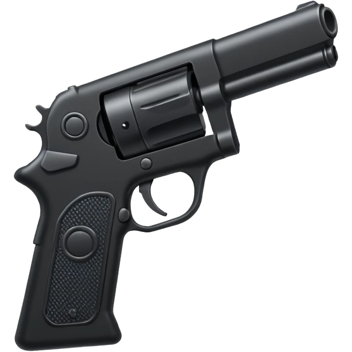 Black gun  emoji