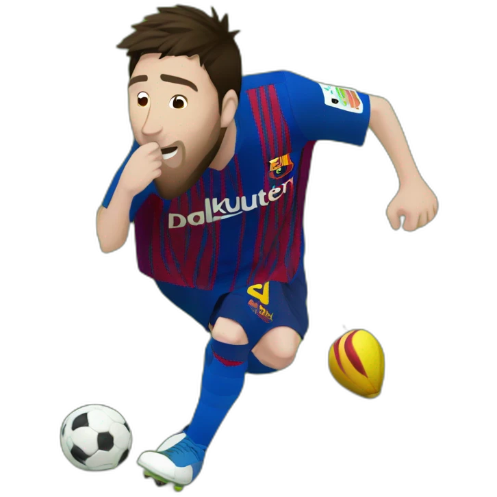 messi tomando mate emoji