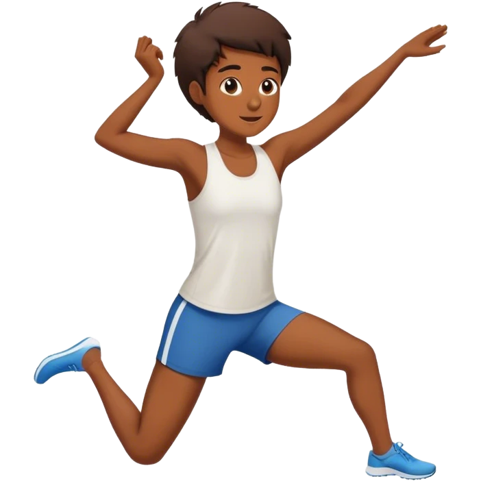 stretching runner emoji