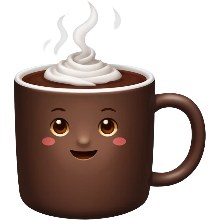 Hot chocolate emoji