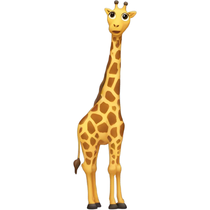 Riding a giraffe emoji