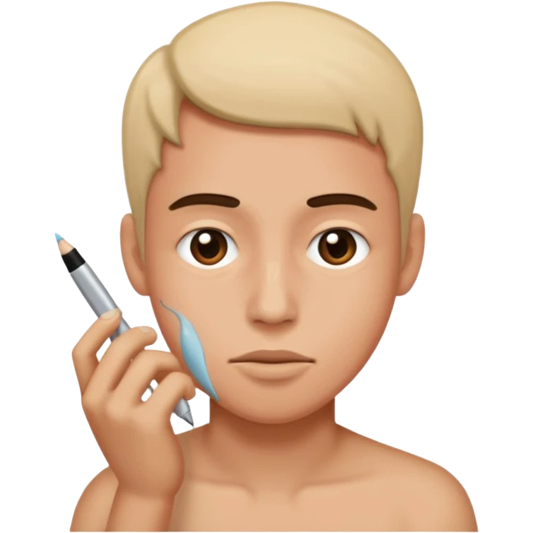 A papet scrimping AI AI emoji