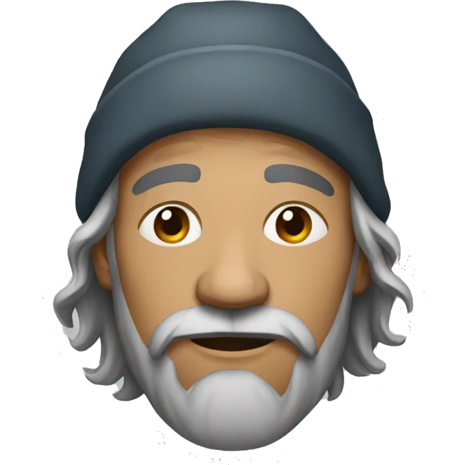 homeless man emoji