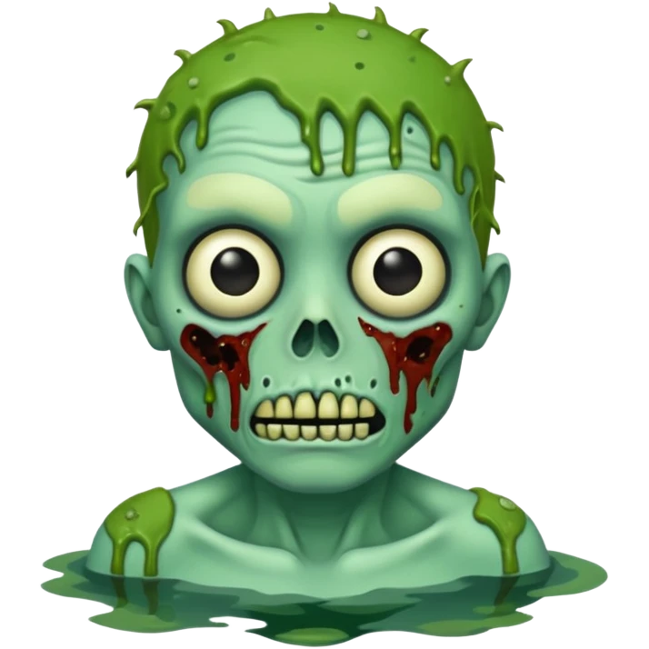 Green Zombie ponda emoji
