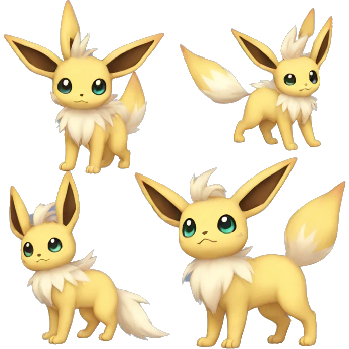 Eeveelution-Cute-Pokémon-fusion full body emoji