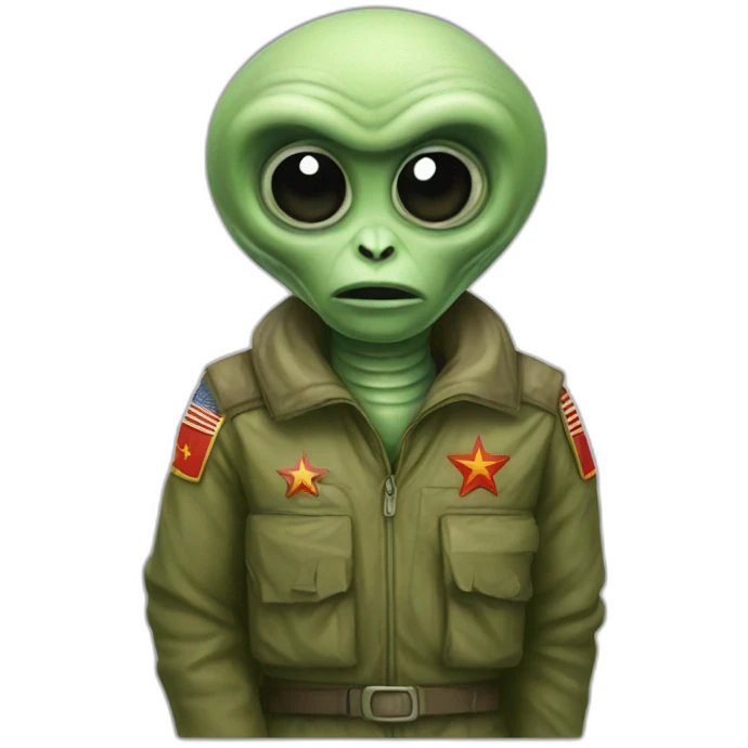 communist-alien-with-flag emoji