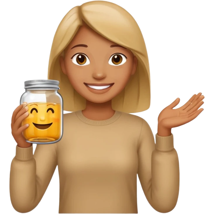 People Holding Jar emoji