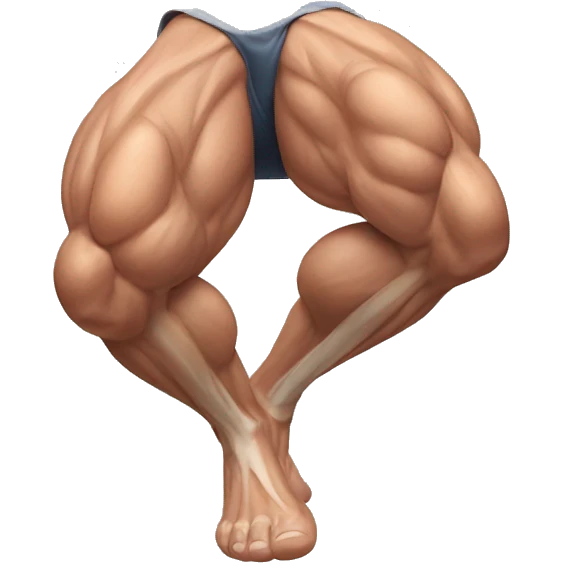 Muscle leg emoji