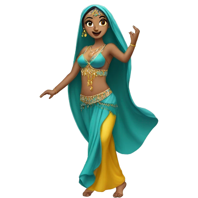Arab belly dancer  emoji