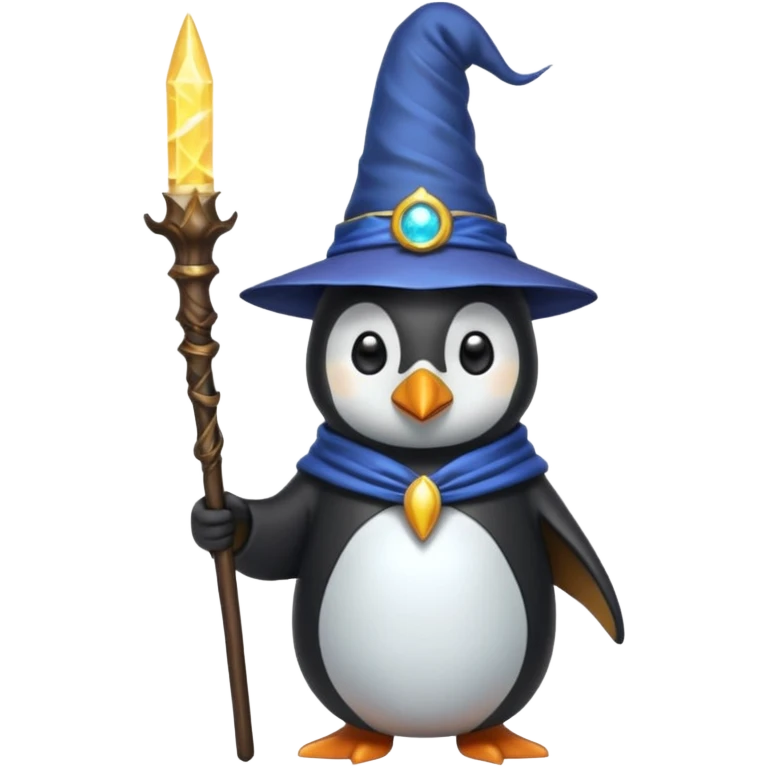 Penguin Wizard emoji