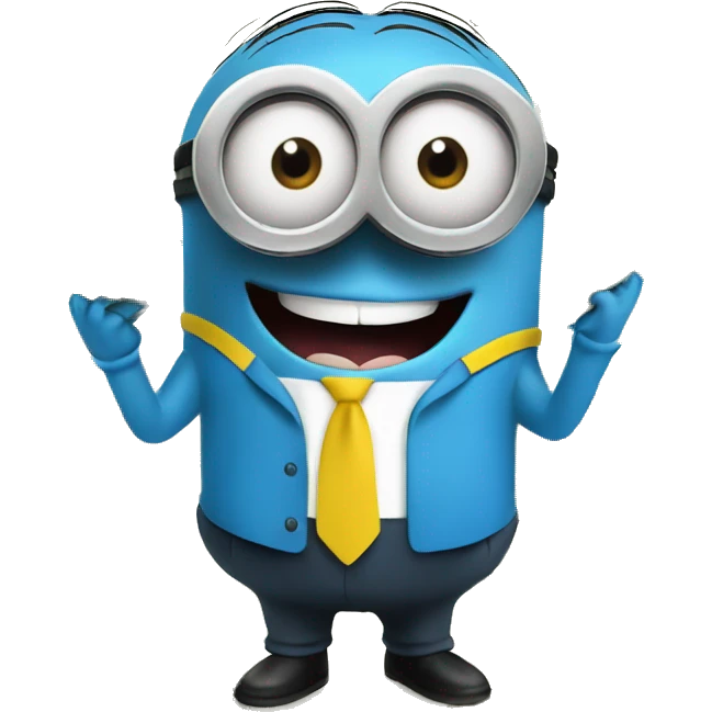 minions with money, dollar bills, happy smile, celebrating emoji