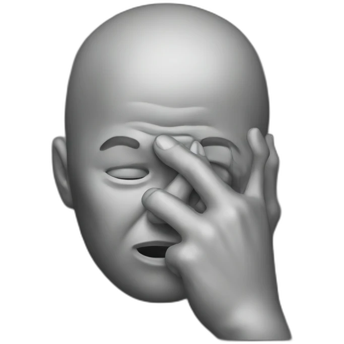Facepalm emoji