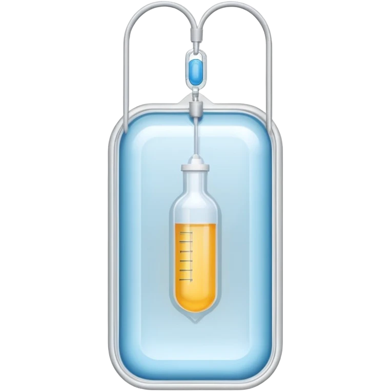 IV bag medication hanging emoji