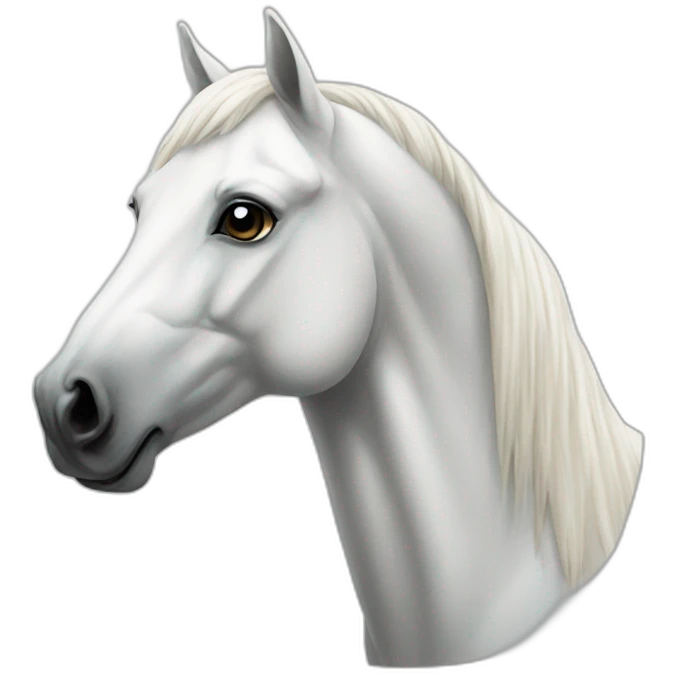 white horse emoji