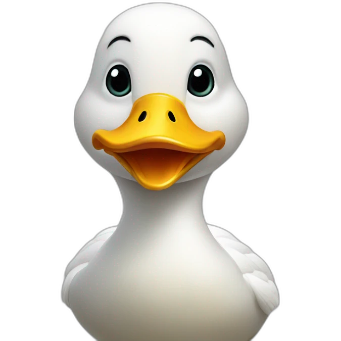 realistic duck emoji