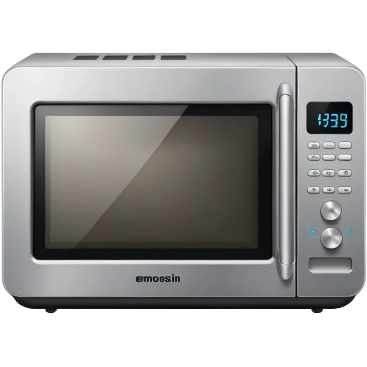 microwave emoji in style of apple emoji
