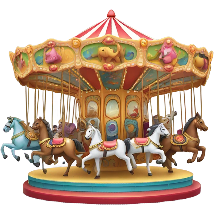 walking carousel  emoji