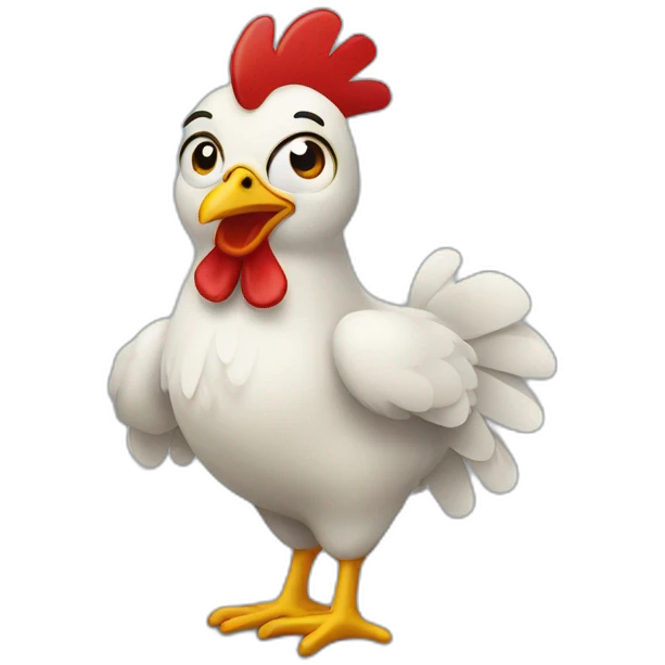 business chicken emoji