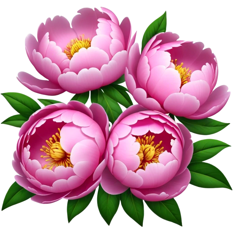 Peonies emoji