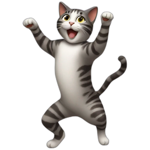 Cat dancing emoji | AI Emoji Generator