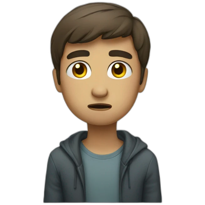 Triste emoji
