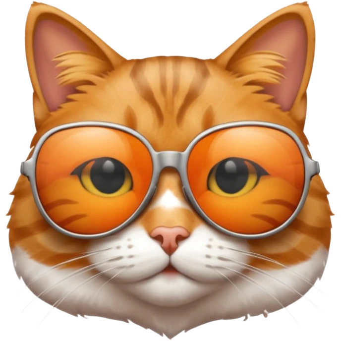 Cat wearing sunglasses emoji