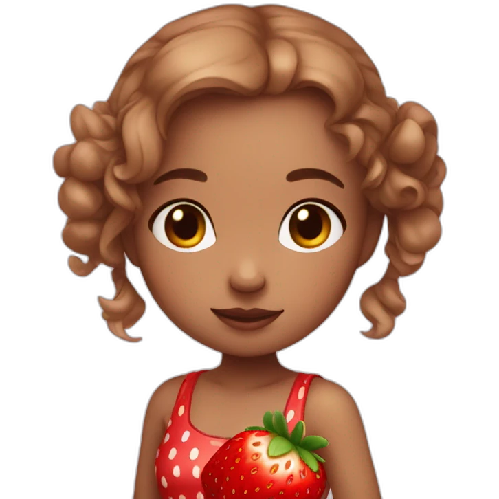 girl strawberry sonny angel emoji