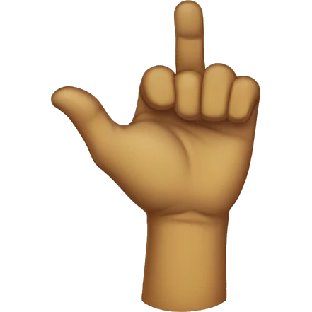hand on the back of the neck emoji