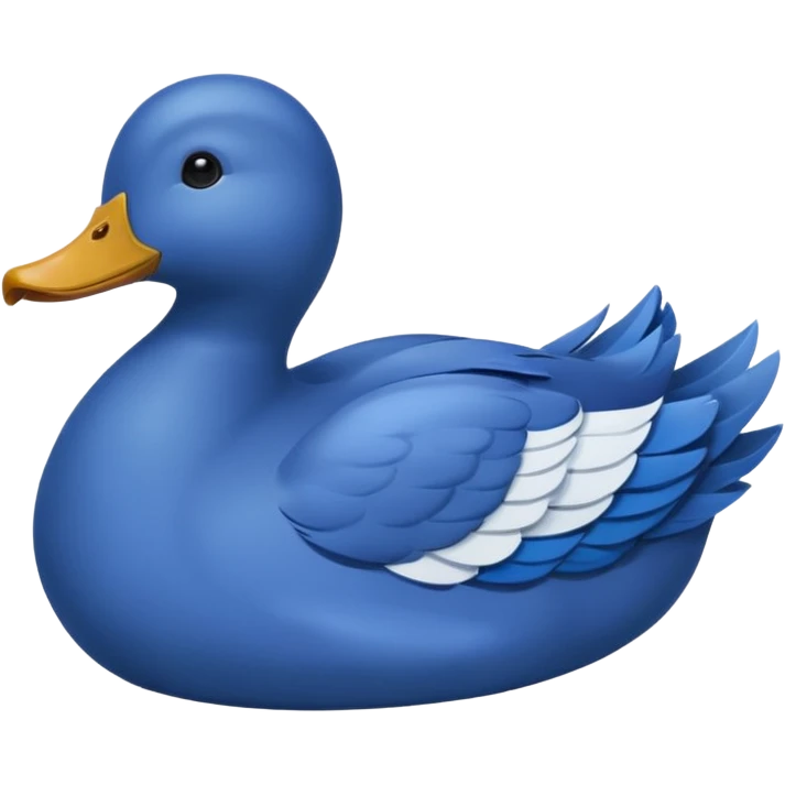 Blue duck emoji
