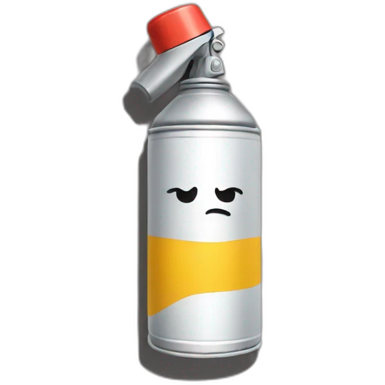 Spray can emoji