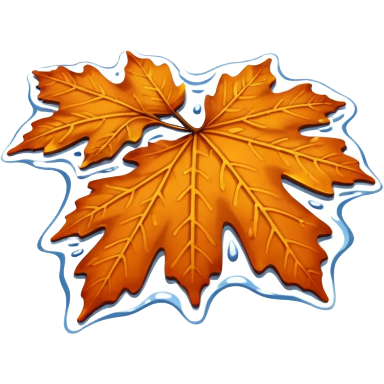 autumn puddle emoji