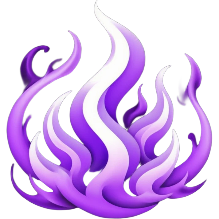 Wicked purple flames emoji