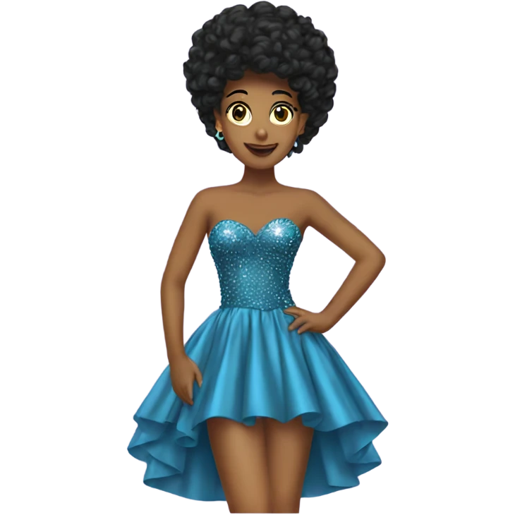 80s prom dress emoji