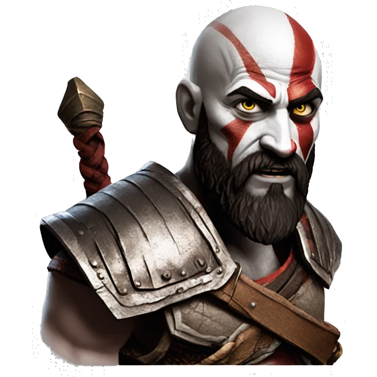Kratos from God of War emoji