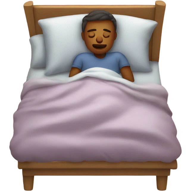 Nap in bed emoji