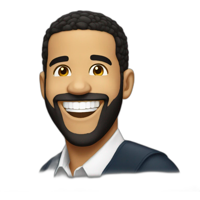 Drake laughing emoji