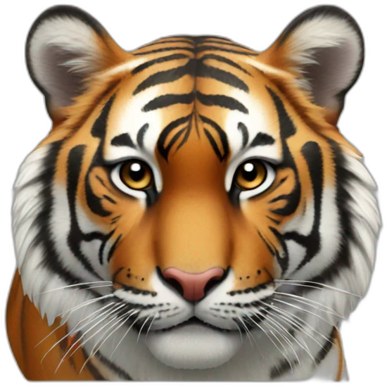 Tip toe tiger  emoji