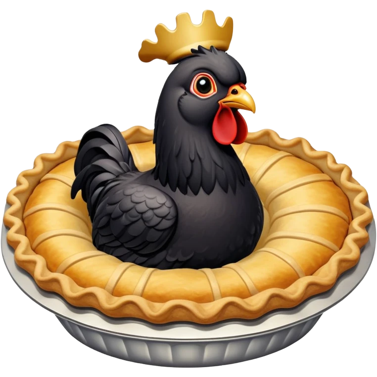 Big black cock into the pie emoji