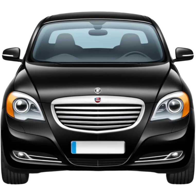 Crée-moi une voiture noire, berline, très classe La voiture  en long 2025classe S que d’un côté emoji