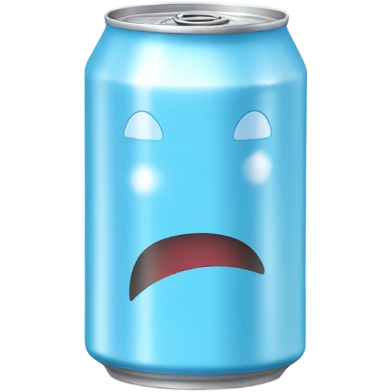 baby blue soda can emoji