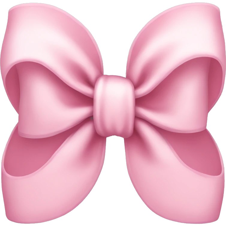 Light pink bow emoji