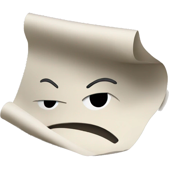 ripping paper emoji