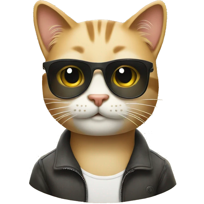 a cool cat  emoji