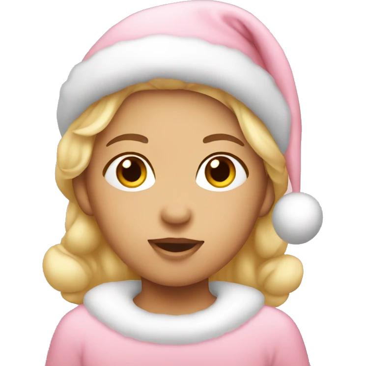 baby pink christmas emoji emoji