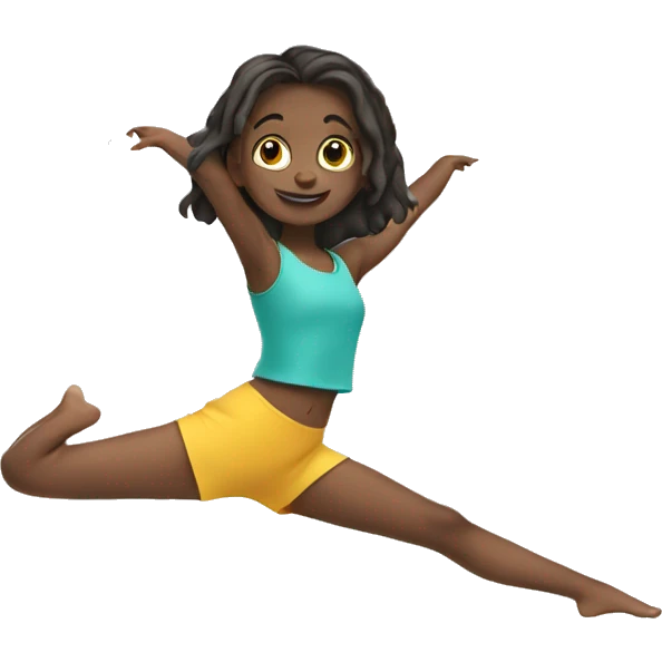 girl doing the splits emoji